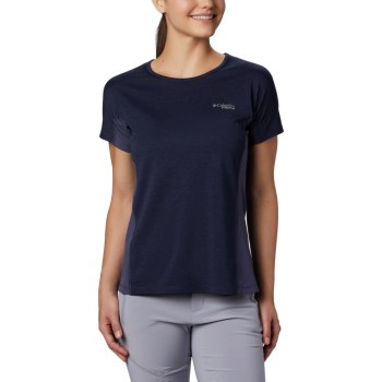 Columbia T-Shirt Dames, Irico Knit Short Sleeve Donkerblauw, 63NIZAGEH